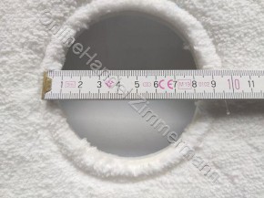 Microfaser-Pad Niedrigflor weiß 16" (410mm)